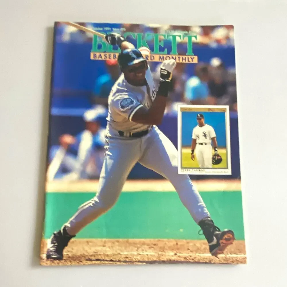 Beckett Baseball Card Monthly Price Guide Magazine Oct 1991 Frank Thomas